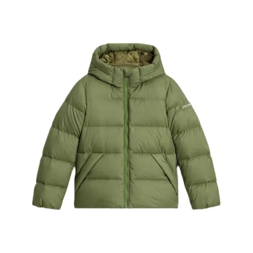 WOOLRICH Зеленый Kids Пуховики