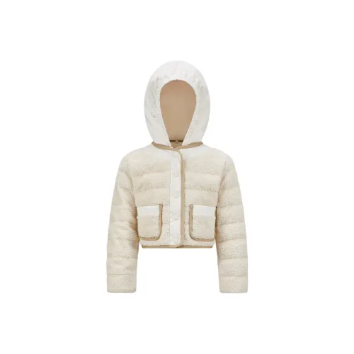 Moncler Пуховик Светло-бежевый для детей 3-7 лет
