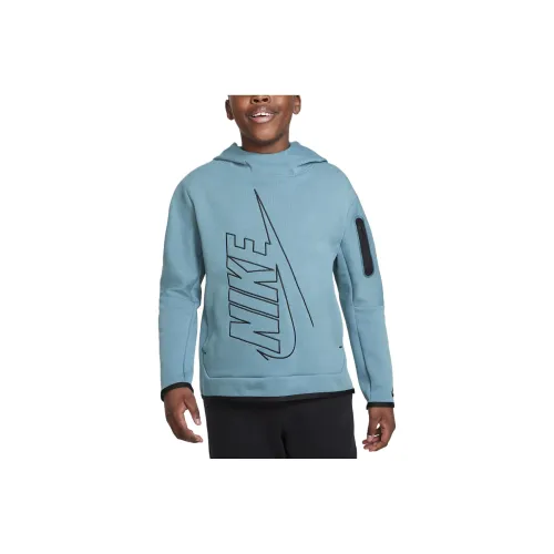 Nike Sportswear Tech Fleece Толстовка Детская Минеральный Циан