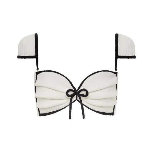 Victoria's Secret Montce Cabana Bows Бикини Топ CTR Бикини Женские Кремово-белый