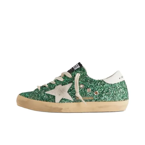 Golden Goose Superstar Low Топ Скейтборд Кроссовки Женские Зеленые