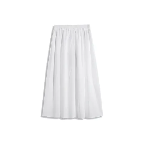 Zeng Xiaoxian Повседневный Длинный Юбка Женская Белая