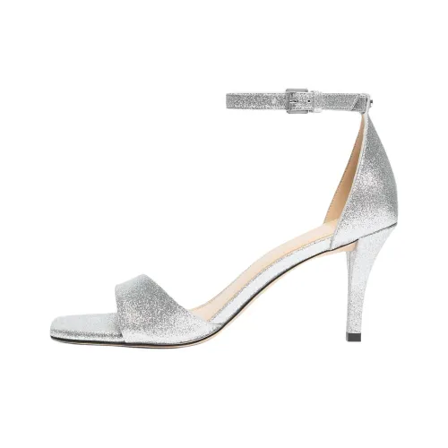 MICHAEL KORS Jaida One Ремешок Сандалии 7,6 см Женские Серебряные