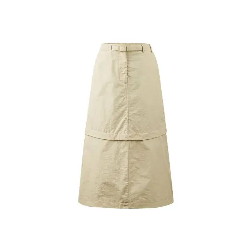 THE NORTH FACE Повседневный Длинный Юбка Женские Khaki