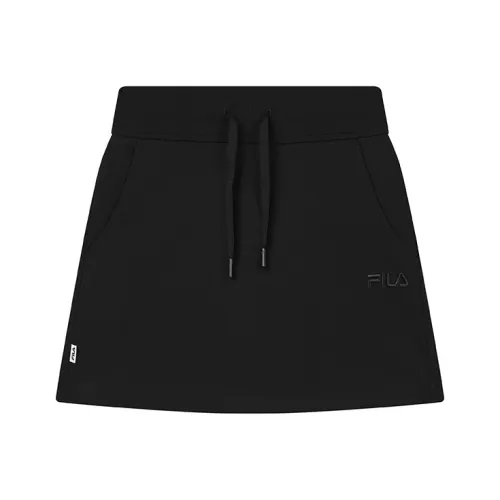 FILA ORIGINALE Глубокий черный Женские Повседневные короткие юбки