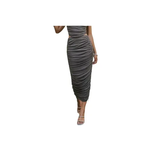 ELLIATTCOLLECTIVE Повседневные короткие юбки Женские Хаки