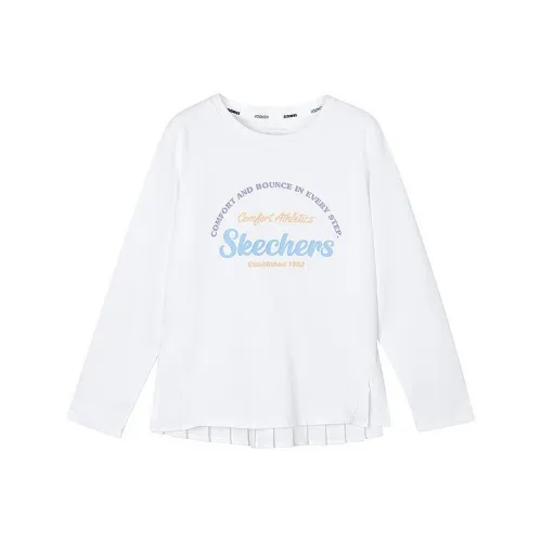 Skechers Яркий белый/0019 Kids T Рубашки