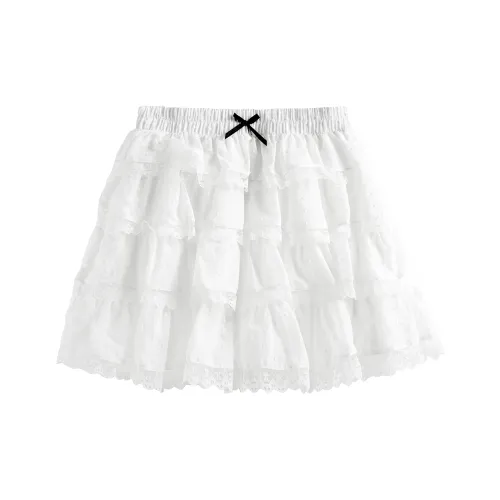 MTHE Повседневные короткие юбки Женские Белые