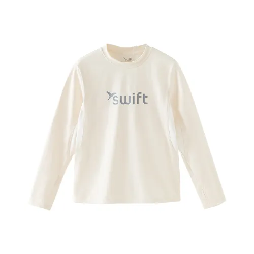 SWIFT Кремово-белый Kids T Рубашки