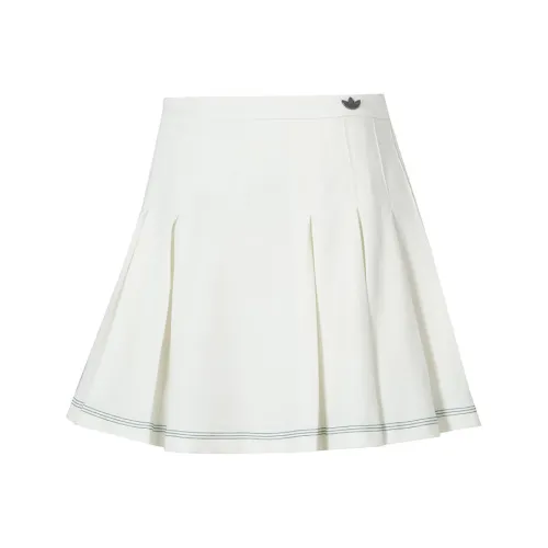 Adidas Originals RETRO Casual Короткие Юбки Женские Белые
