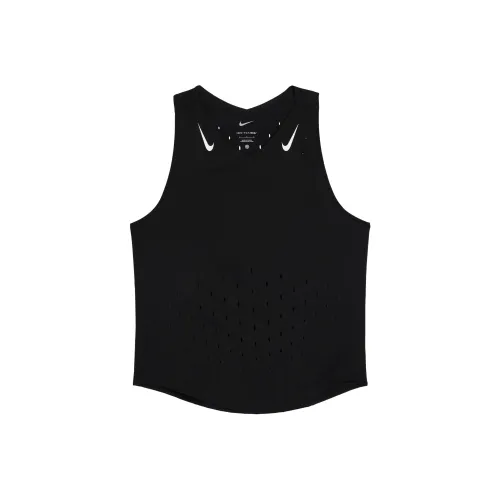 nike Бег Майка Женская Черная