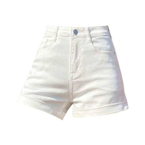 Concubine Zhu Джинсовые шорты Женские Белые
