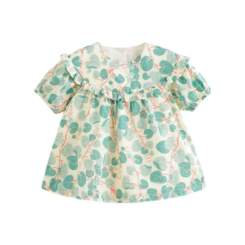 MARC&JANIE Зеленый Лист Платья для Детей