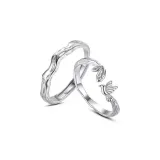 Синий эвкалиптовый и кольцо для птиц, 1 пара