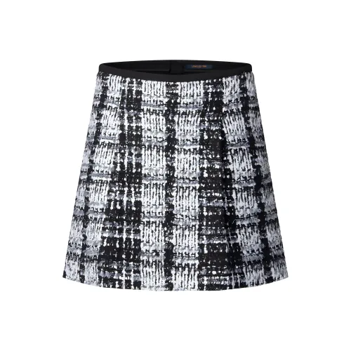 LOUIS VUITTON SS25 Повседневные короткие юбки Женские Черный