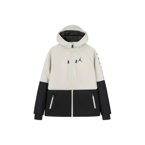 Джордан Куртки Пальто Белый Crown Серый Подростки