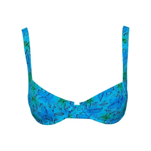 PRINCESS POLLY SADLEY UNDERWIRE SHINE Бикини Топ Бикини Женские Цветок Цветок