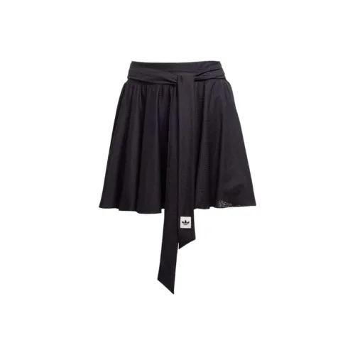 Adidas Originals Mini Skirt Повседневные короткие юбки Женские Черный