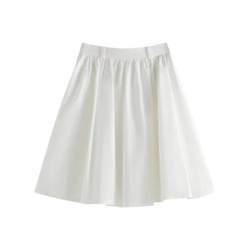 FANSILANEN Повседневные короткие юбки Женские Белые