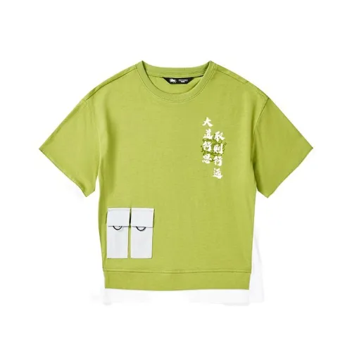 QIAODAN Каньон Зеленый Унисекс Футболка