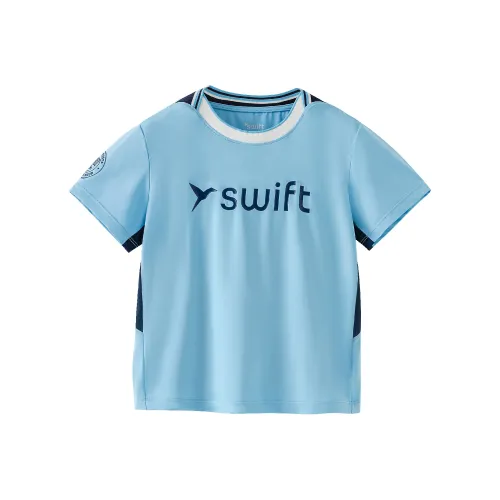 SWIFT Лазурный Лазурь Kids T Рубашки