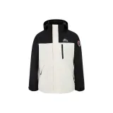 Чёрный/Тёплый белый - Однослойная ветровка