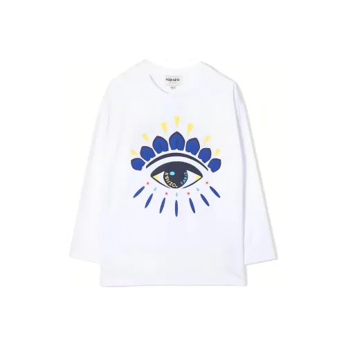 KENZO Белая Детская Рубашка