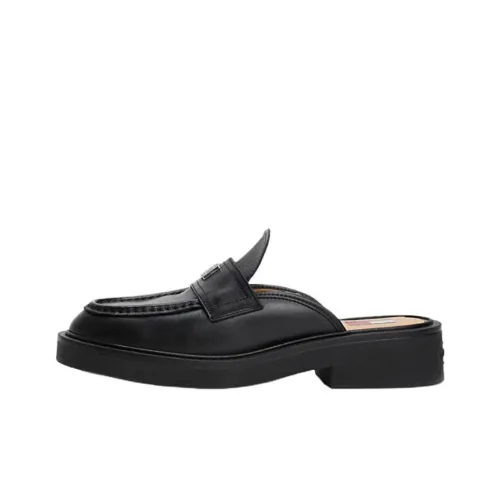 Tommy Hilfiger Резиновая подошва устойчивая к истиранию домашние тапочки женские черный