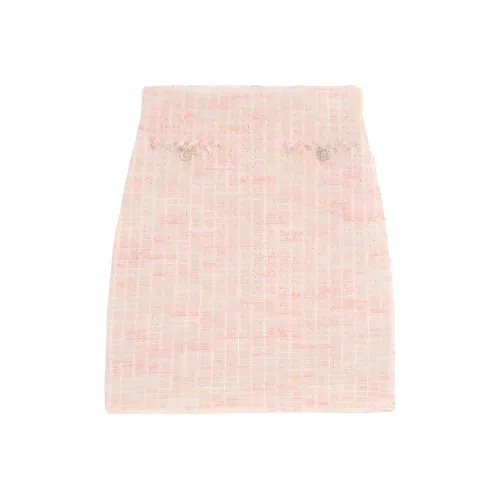 BEBE Розовые Женские Повседневные Короткие Юбки
