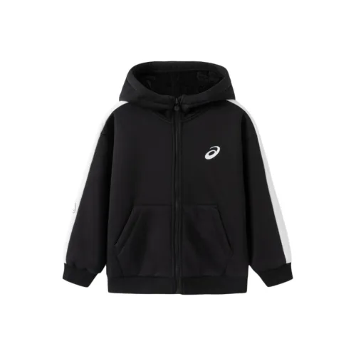 Asics Куртки и Пальто Черные Подростки
