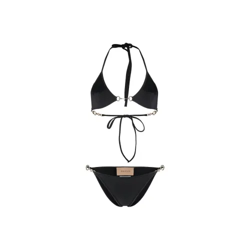 GUCCI FW22 Бикини Женские Черный
