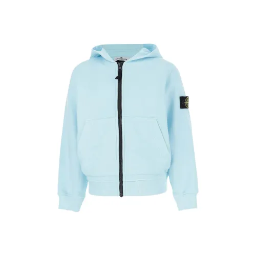 Stone Island Куртки и Пальто Светло-Синий Детский
