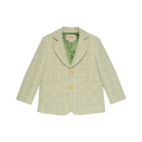 GUCCI Зеленый Kids Костюмы и пиджаки