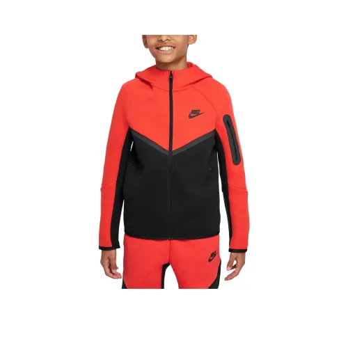 Nike Толстовка Sportswear Tech Fleece Оранжевый Подростки