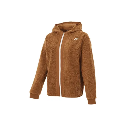 Nike Клуб Куртка Светлая Британский Коричневый Подростки