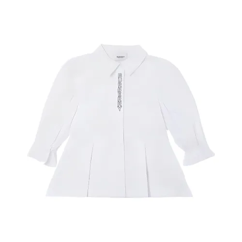 Burberry Рубашка FW22 Белая Детская