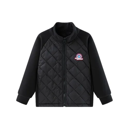 Disney Хлопковый пуховик Черный Детский