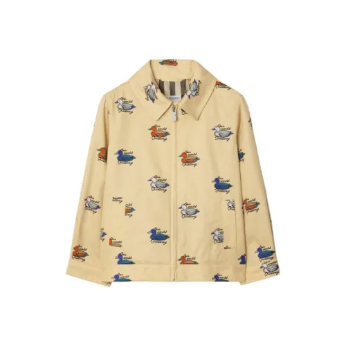 Burberry Куртки Пальто Молоко Curd Детский