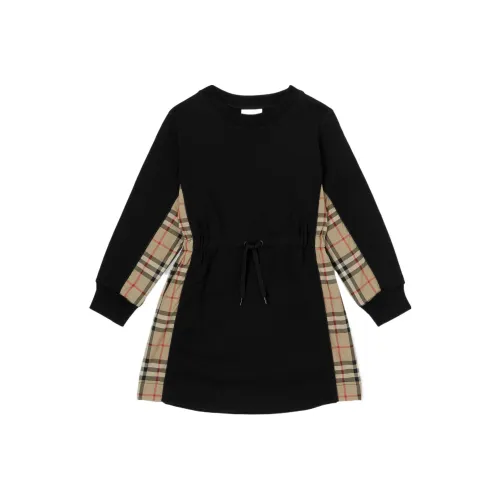 Платье Burberry FW22 Черное Детское