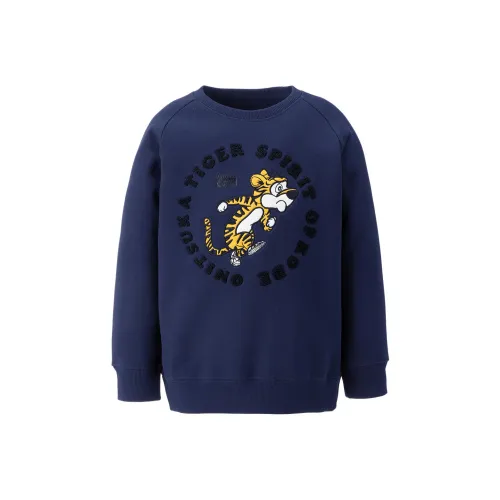 Onitsuka Tiger Свитшот Sweat Темно-синий Детский Возраст 3-7 лет