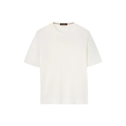 Loro Piana Белая Мужская T-рубашка