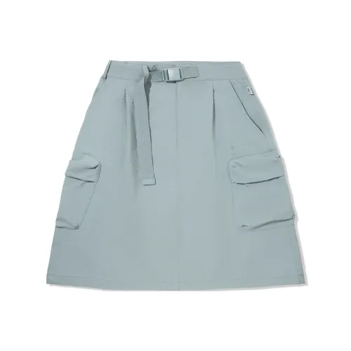 LINING Повседневные короткие юбки Женские Свинцово-серый Зеленый
