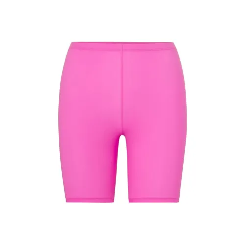 SKIMS FITS EVERYBODY Велосипед Короткие Повседневные Шорты Женские Неоновая Орхидея Розовый