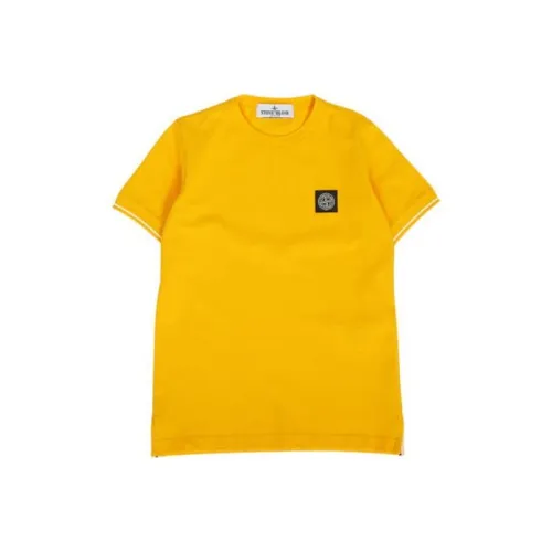 STONE ISLAND T-рубашка Желтая Детская