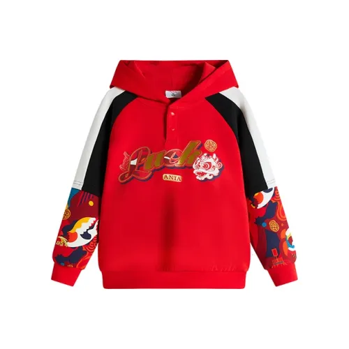 Antakids Толстовка New National Флаг Красный Основной Черный Дети Возраст 3-7 лет