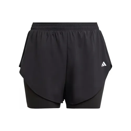 Adidas Дизайнерские FOR Тренировки 2 IN 1 Шорты Спортивные шорты Женские Черные