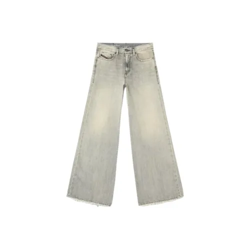 DIESEL Серые Женские Джинсы