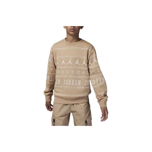 Джордан Свитшот Air Jordan Linen Yellow Детский