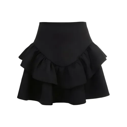 AIVEI Повседневные короткие юбки женские черные