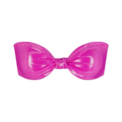 SKIMS Жидкость SHINE Плавание КНОТТЕД Бандо Бикини Топ Бикини Женские Lollipop